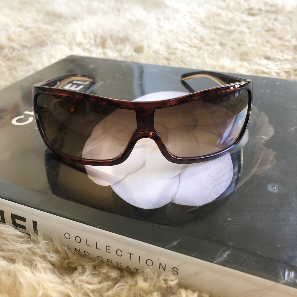 Prada Wrap Around Shield Sunglasses, RARE